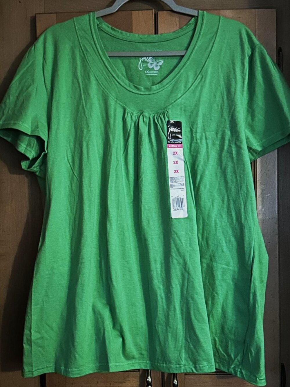 NWT Just My Size Women's Green T-shirt